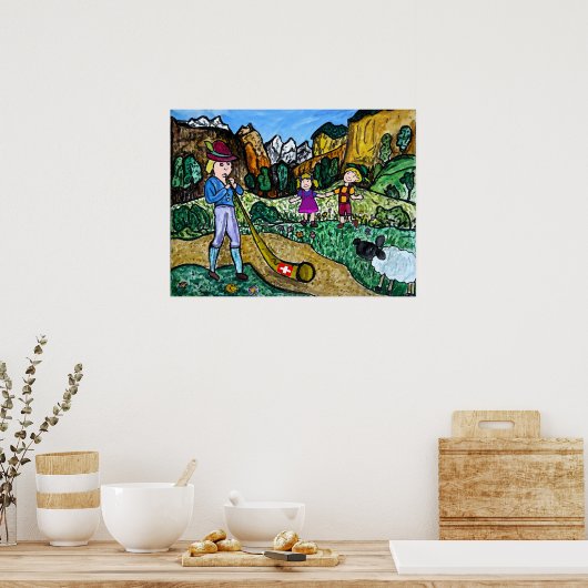 Poster Alpen Dance (Cuisine)