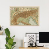 Poster Alpes (Bureau à domicile)