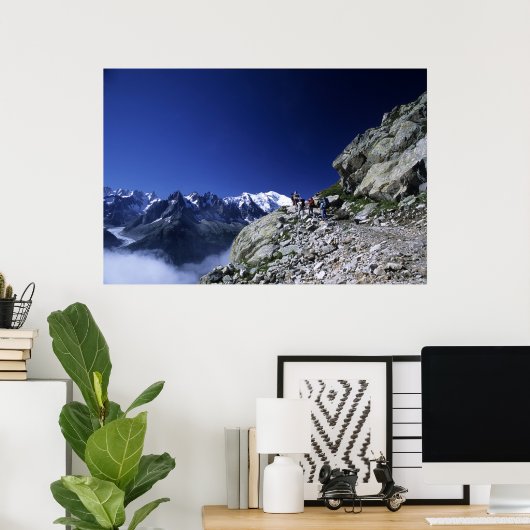 Poster Alpes (Bureau à domicile)