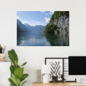 Poster Alpes bavaroises de Königssee (Bureau à domicile)
