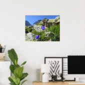 Poster Alpes françaises (Bureau à domicile)