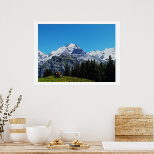 Poster Alpes suisses (Cuisine)