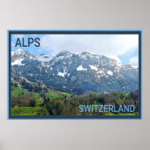 Poster Alpes suisses (Devant)