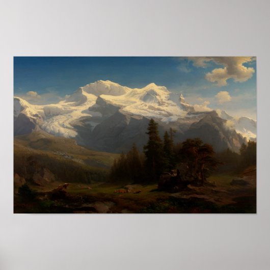 Poster Alpes suisses (Devant)