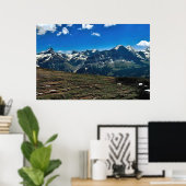 Poster Alpes suisses de Grindelwald (Bureau à domicile)