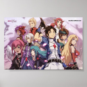 Poster Alpha caractères de Kimori