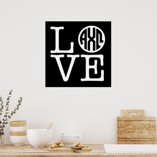 Poster Alpha Chi Omega | Amour (Cuisine)