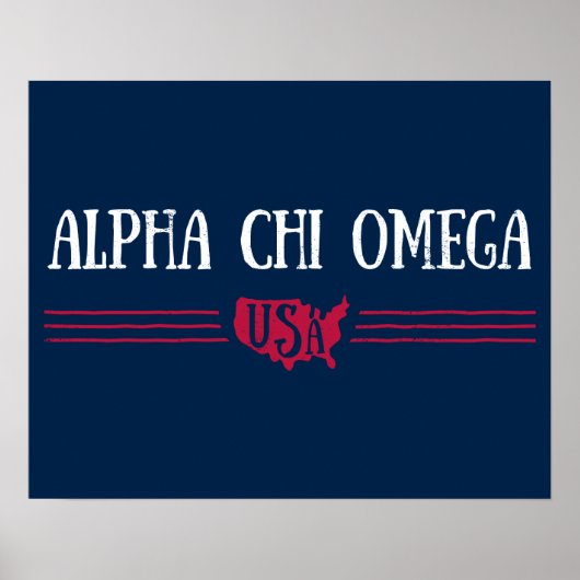 Poster Alpha Chi Omega - États-Unis (Devant)