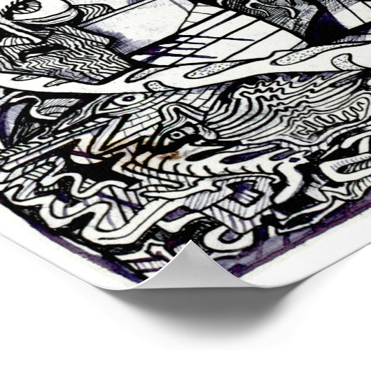 Poster Alpha Warrior, par Brian Benson (Coin)