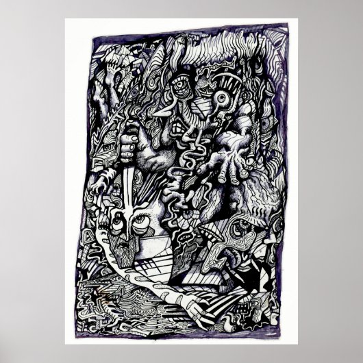 Poster Alpha Warrior, par Brian Benson (Devant)