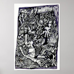 Poster Alpha Warrior, par Brian Benson