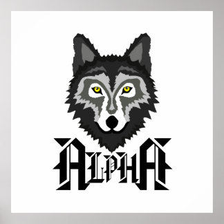 Poster Alpha Wolf