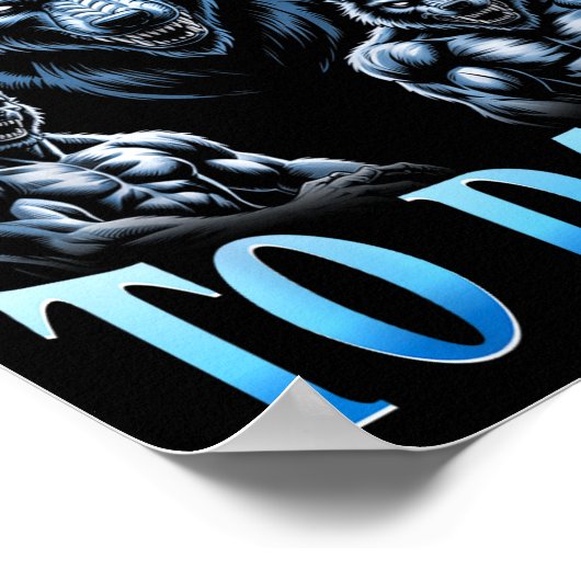 Poster Alpha Wolf Be Respectful To Daddy Funny Meme Cring (Coin)