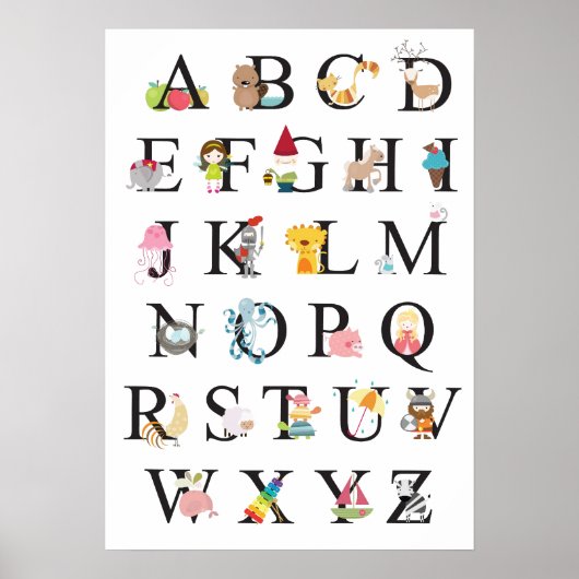 Poster Alphabet (Devant)