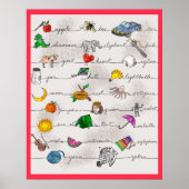 Poster Alphabet (Devant)