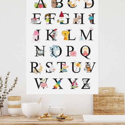 Poster Alphabet (Cuisine)