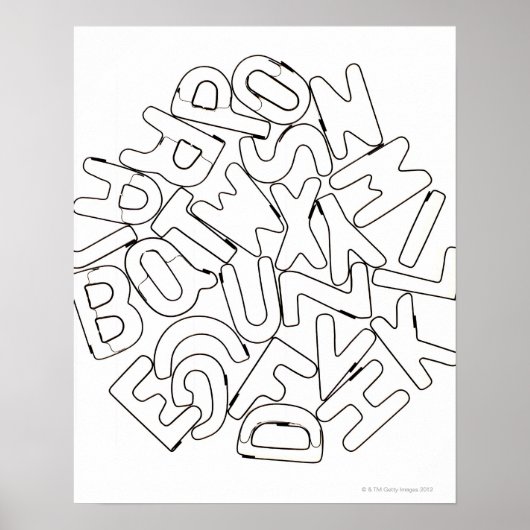 Poster Alphabet (Devant)