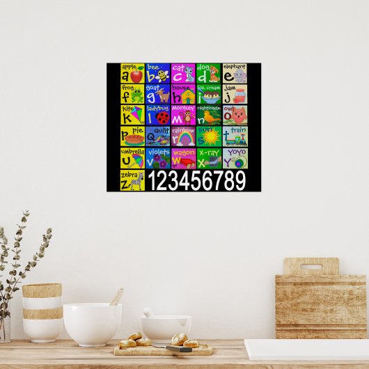 Poster Alphabet (Cuisine)