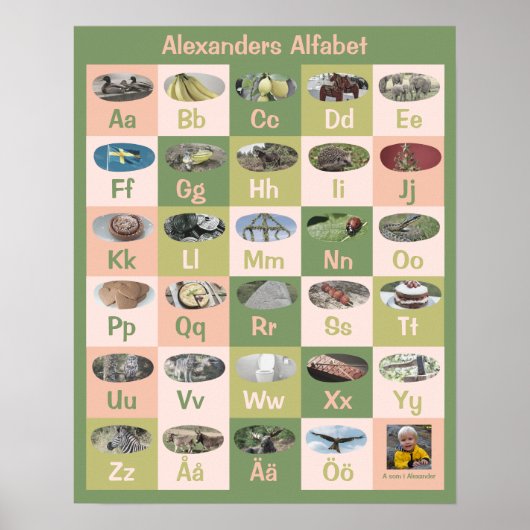  Poster Alphabet (Voorkant)