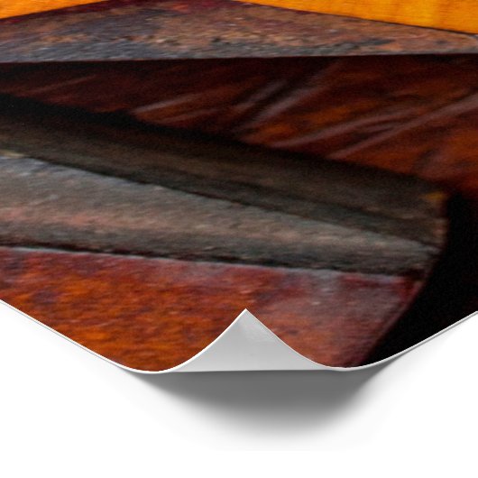 Poster alphabet abstrait - arrière - plan de lettres aléa (Coin)