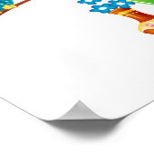 Poster Alphabet amusant (Coin)