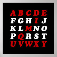 Alphabet anglais