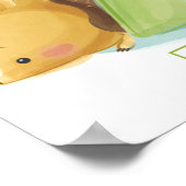 Poster Alphabet animal mignon (Coin)