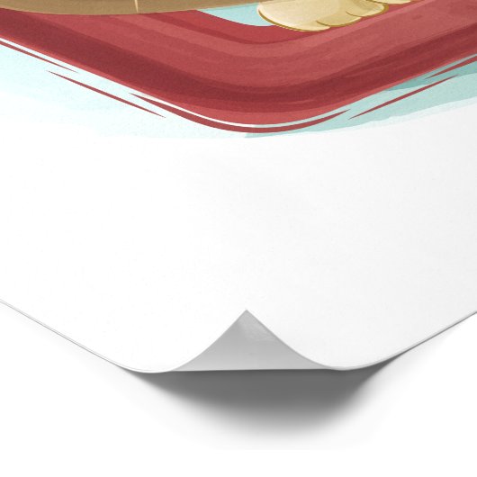 Poster Alphabet animal mignon (Coin)