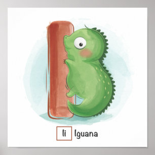 Poster Alphabet animal mignon