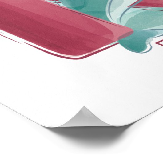 Poster Alphabet animal mignon (Coin)