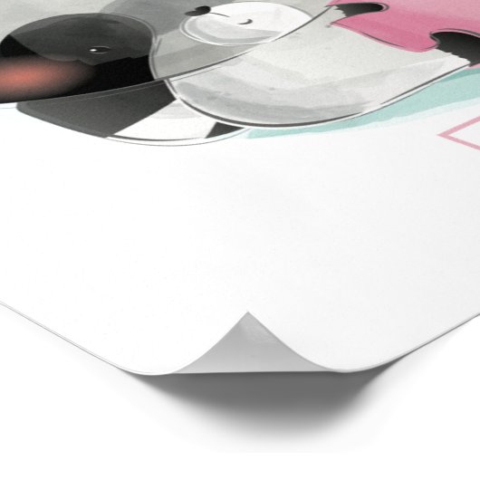 Poster Alphabet animal mignon (Coin)