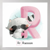 Poster Alphabet animal mignon (Devant)