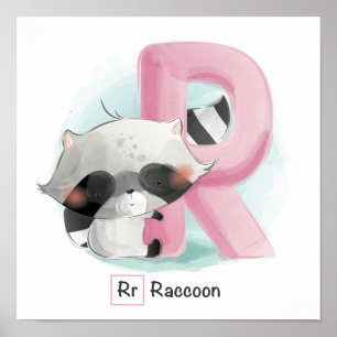 Poster Alphabet animal mignon