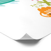 Poster Alphabet Animal pour Enfants Crèche Maison École S (Coin)