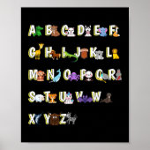 Poster Alphabet Animaux (Devant)