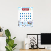 Poster Alphabet avec Noël (Bureau à domicile)