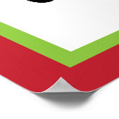 Poster Alphabet avec train : Coque supérieur et inférieur (Coin)