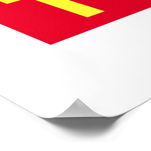 Poster Alphabet coloré (Coin)