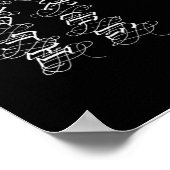 poster alphabet cyrillique gothique calligraphie (Coin)