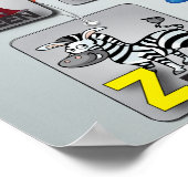 Poster alphabet de grammaire anglaise (Coin)