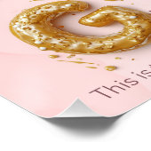 Poster Alphabet de Holy Glazed Donut (Coin)