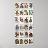 Poster Alphabet de Noël (Devant)