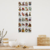 Poster Alphabet de Noël (Cuisine)