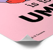 Poster Alphabet d'Elmo | U Violet (Coin)