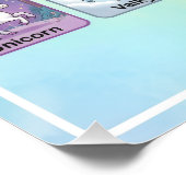 Poster Alphabet des Créatures Mythiques A-Z (Coin)