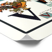 Poster alphabet - Diagramme alphabétique en anglai (Coin)