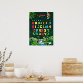 Poster Alphabet en jungle (Cuisine)