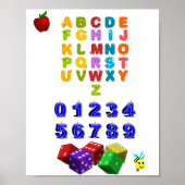 Poster Alphabet et nombre (Devant)