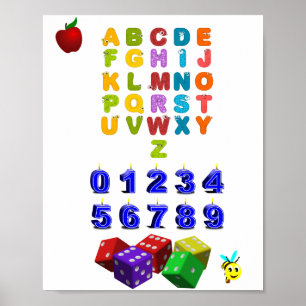 Poster Alphabet et nombre
