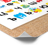 Poster Alphabet et numéros bulgares (Coin)